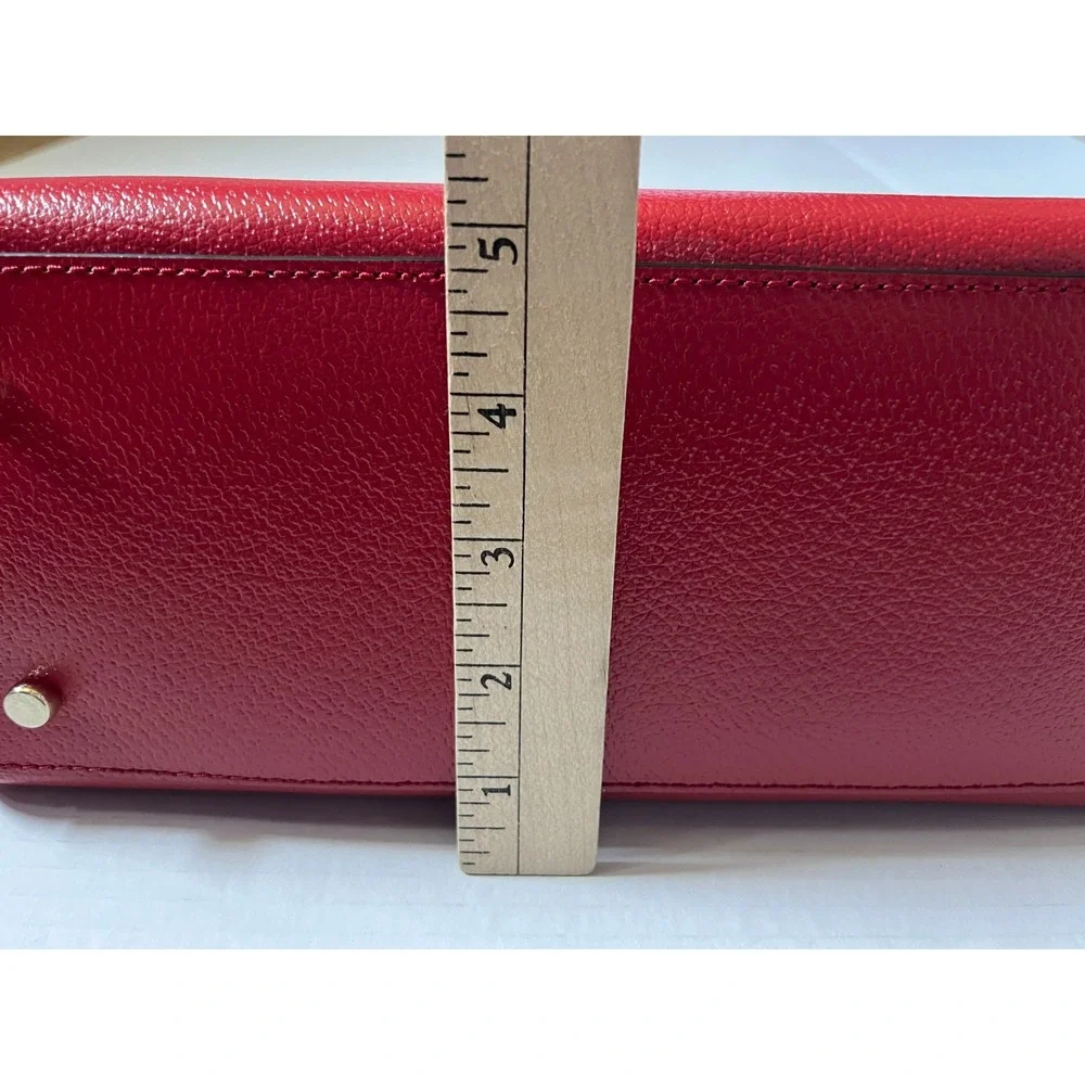 KATE SPADE NEW YORK Maise Matthews Street Satchel - Red Handbag Purse &‎ Wallet